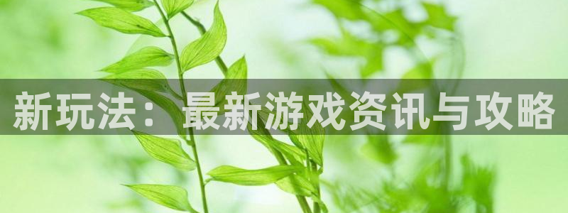 手机奇亿娱乐下载安装：新玩法：最新游戏资讯与攻略